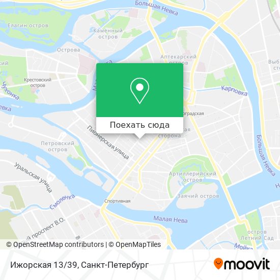 Карта Ижорская 13/39