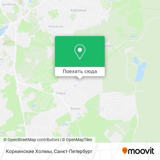 Карта Коркинские Холмы