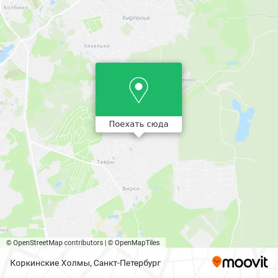 Карта Коркинские Холмы