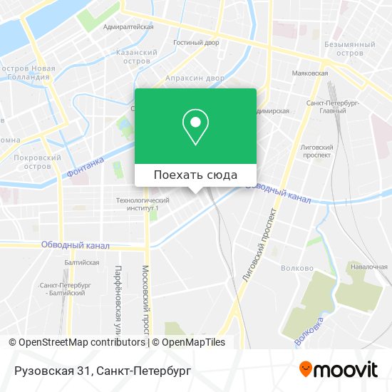 Карта Рузовская 31