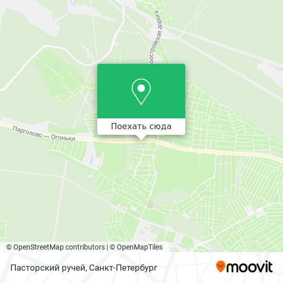 Карта Пасторский ручей