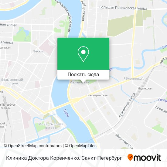 Карта Клиника Доктора Коренченко