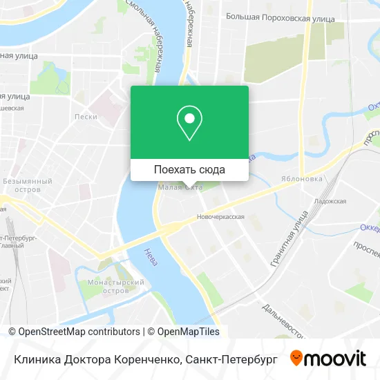 Карта Клиника Доктора Коренченко