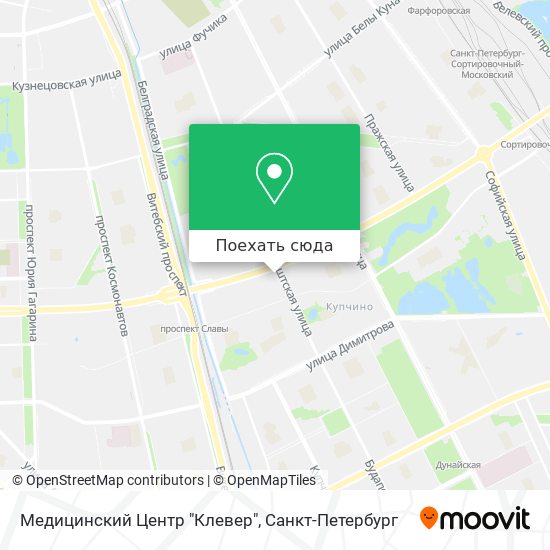 Карта Медицинский Центр "Клевер"