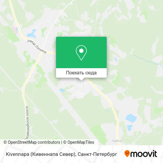 Карта Kivennapa (Кивеннапа Север)