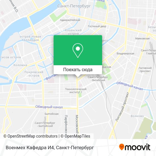 Карта Военмех Кафедра И4