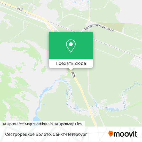 Карта Сестрорецкое Болото