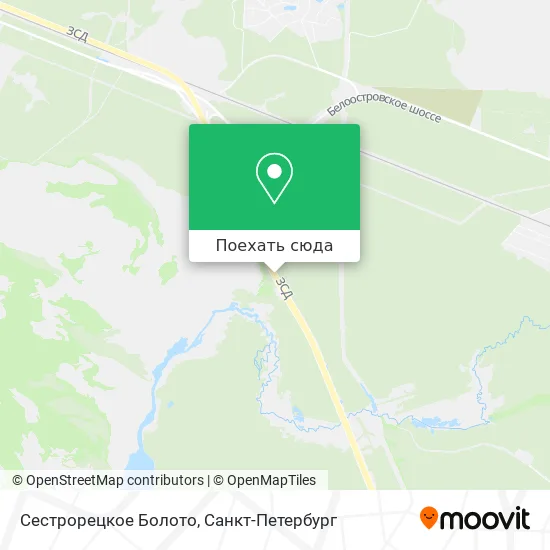 Карта Сестрорецкое Болото