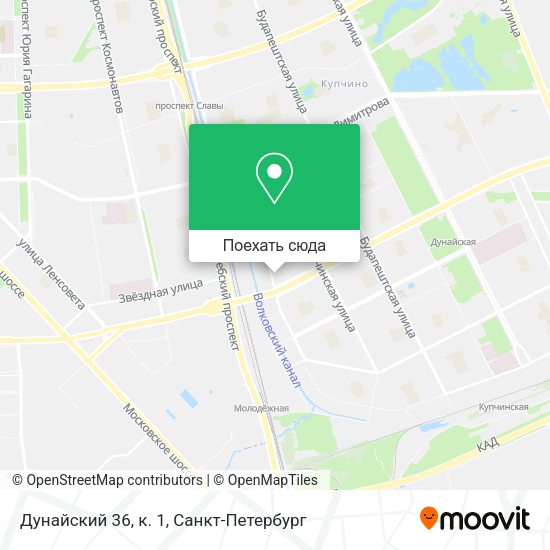 Карта Дунайский 36, к. 1