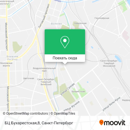 Карта БЦ Бухарестская,8