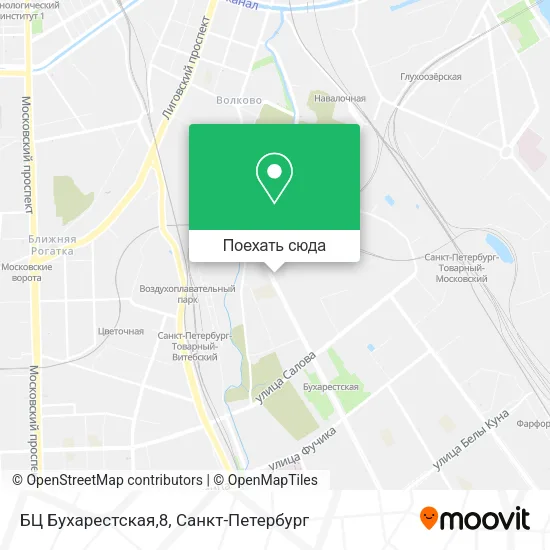 Карта БЦ Бухарестская,8