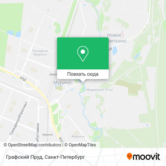 Карта Графский Пруд