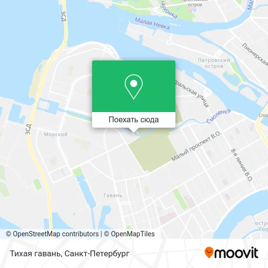 Карта Тихая гавань