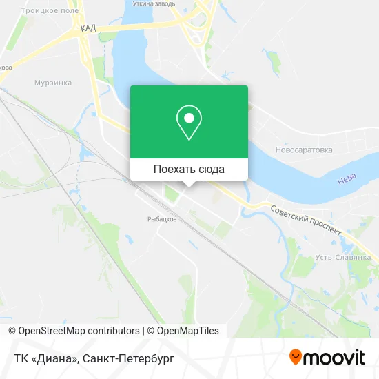 Карта ТК «Диана»