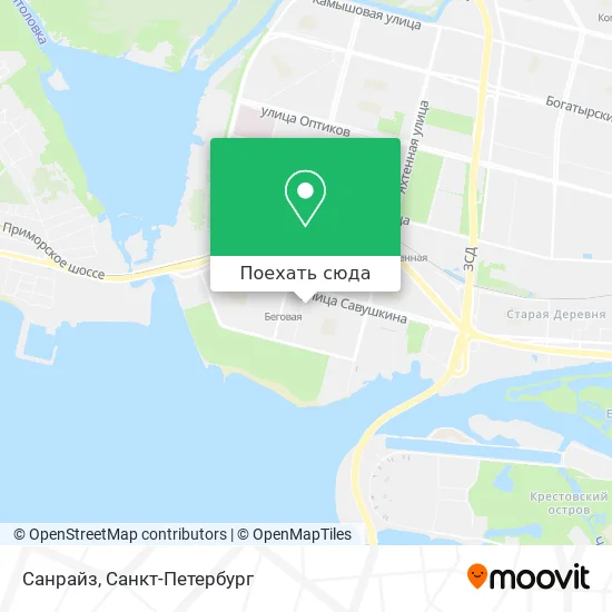 Карта Санрайз