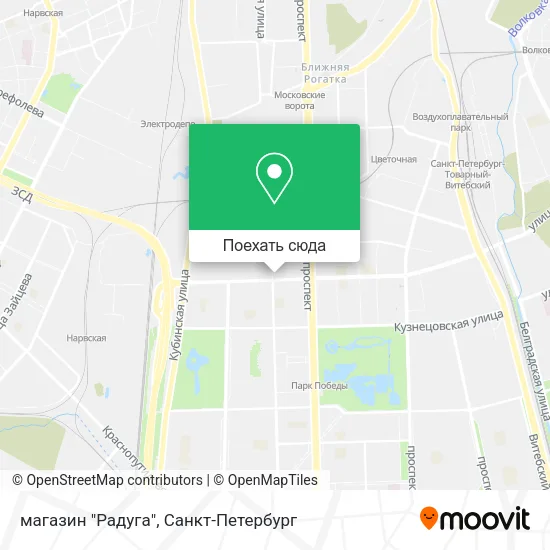 Карта магазин "Радуга"