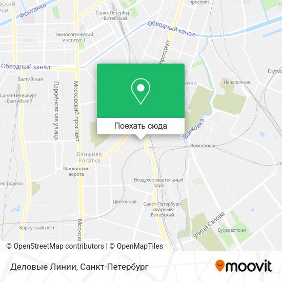 Карта Деловые Линии