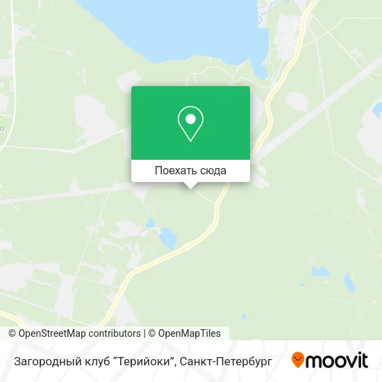 Карта Загородный клуб “Терийоки”
