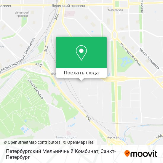 Карта Петербургский Мельничный Комбинат