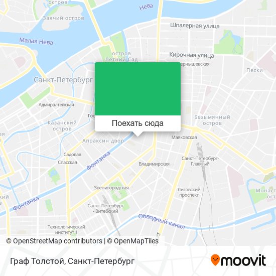 Карта Граф Толстой