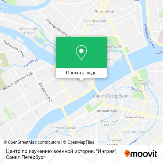 Карта Центр по изучению военной истории, "Ингрия"