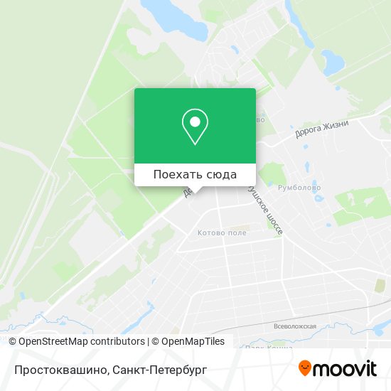 Карта Простоквашино