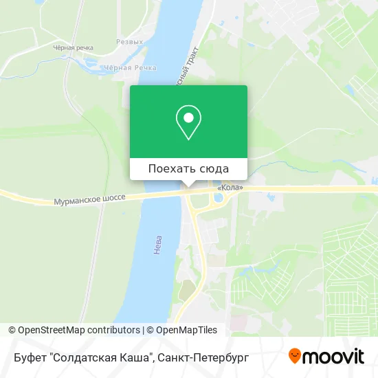 Карта Буфет "Солдатская Каша"