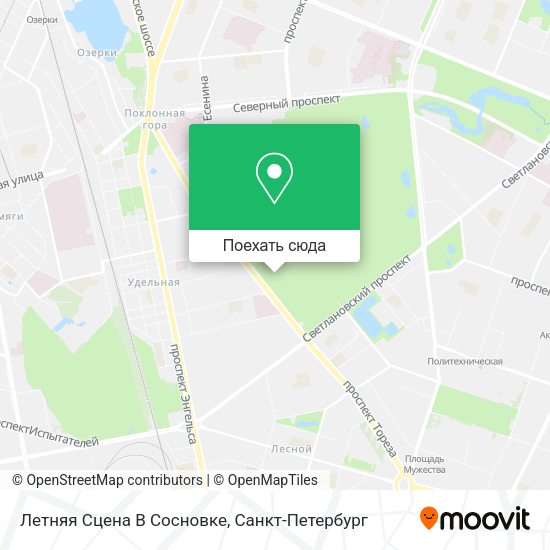 Карта Летняя Сцена В Сосновке