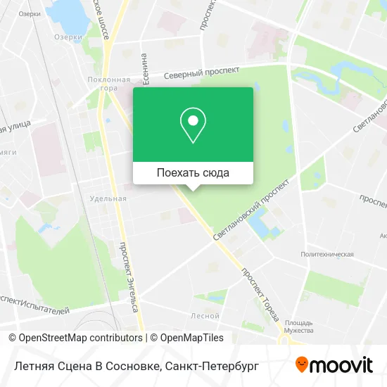 Карта Летняя Сцена В Сосновке