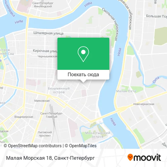 Карта Малая Морская 18