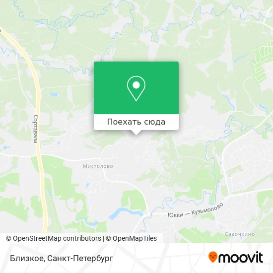 Карта Близкое