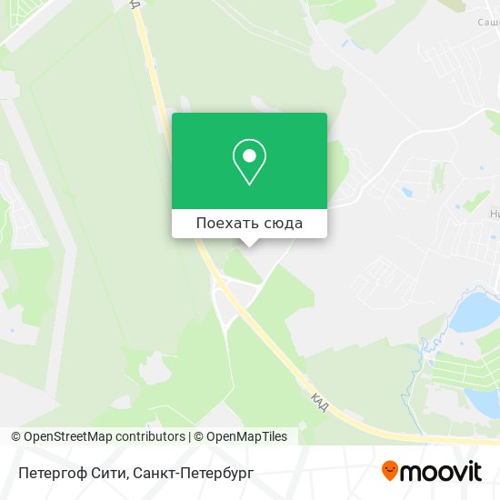 Карта Петергоф Сити