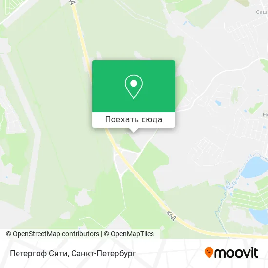Карта Петергоф Сити