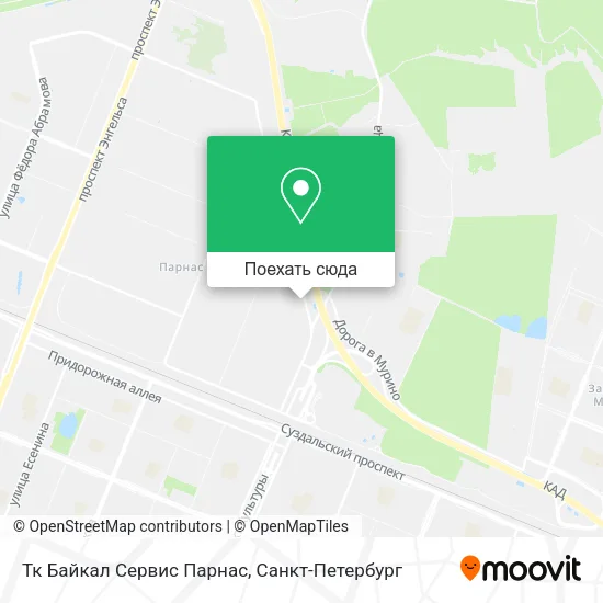 Карта Тк Байкал Сервис Парнас