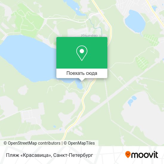Карта Пляж «Красавица»