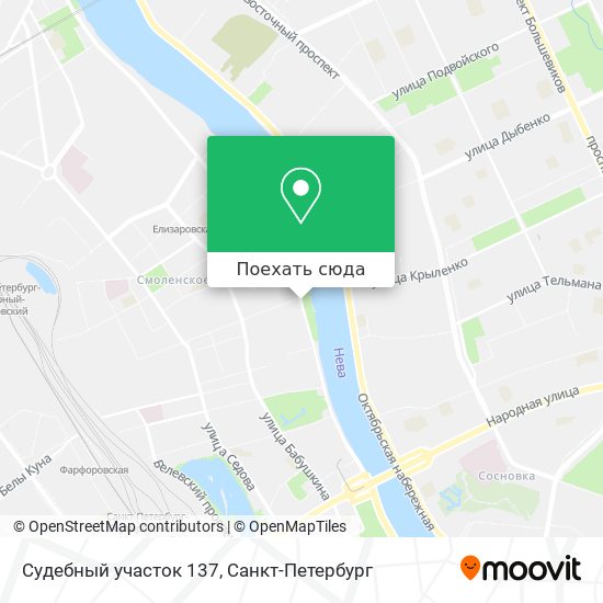 Карта Судебный участок 137