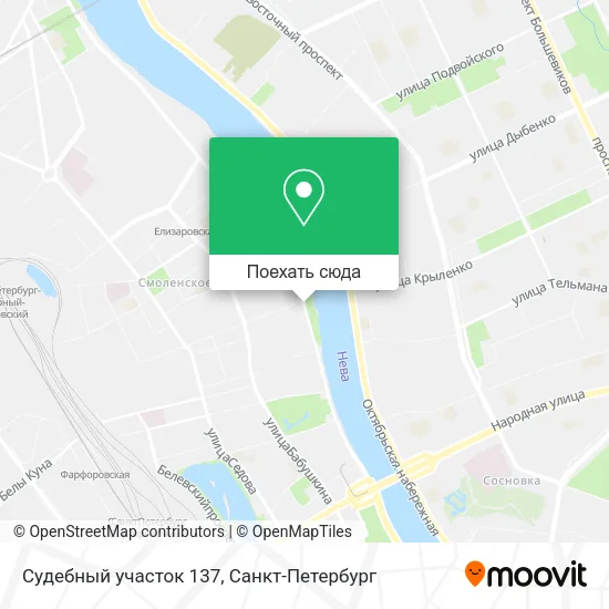 Карта Судебный участок 137
