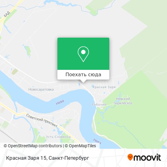 Карта Красная Заря 15