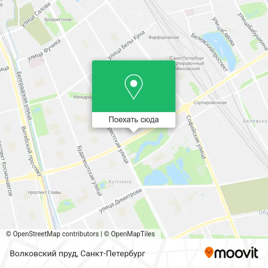 Карта Волковский пруд