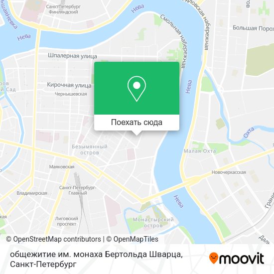 Карта общежитие им. монаха Бертольда Шварца