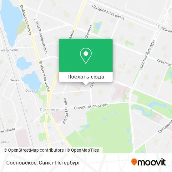 Карта Сосновское