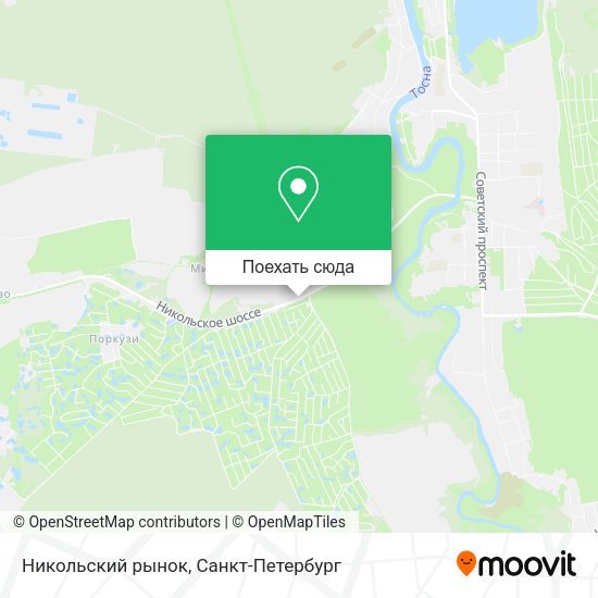 Карта Никольский рынок