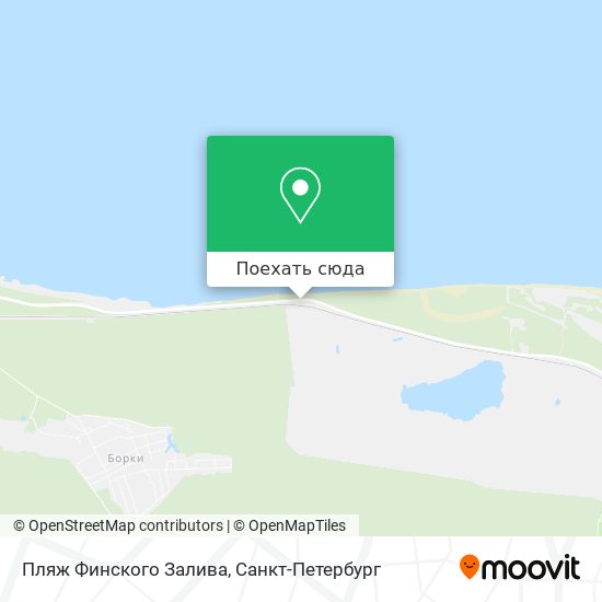 Карта Пляж Финского Залива