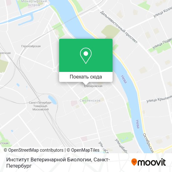 Карта Институт Ветеринарной Биологии