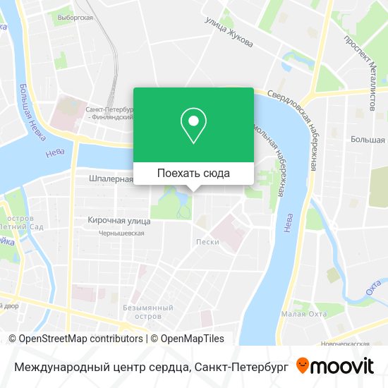 Карта Международный центр сердца