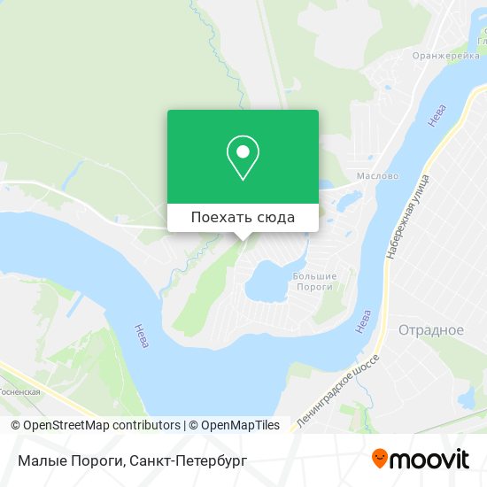 Карта Малые Пороги