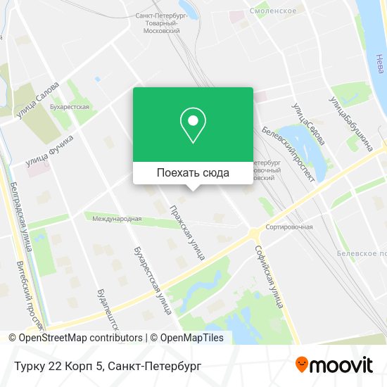 Карта Турку 22 Корп 5