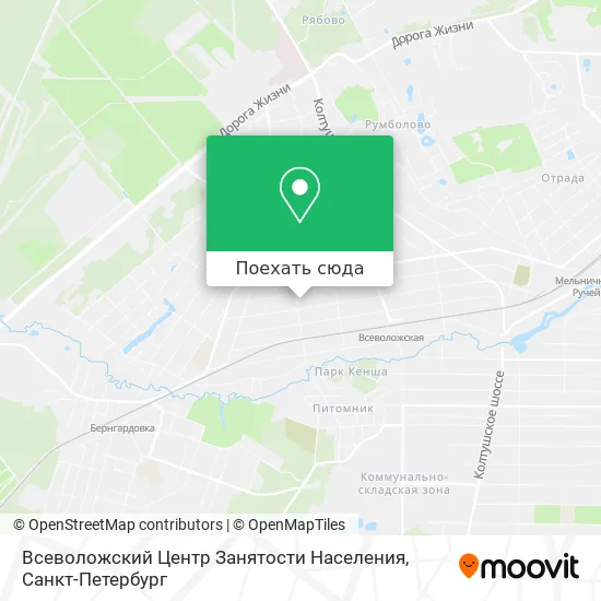 Карта Всеволожский Центр Занятости Населения