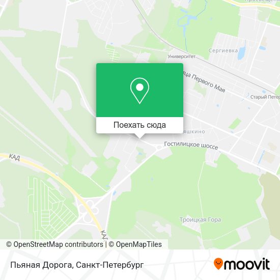 Карта Пьяная Дорога