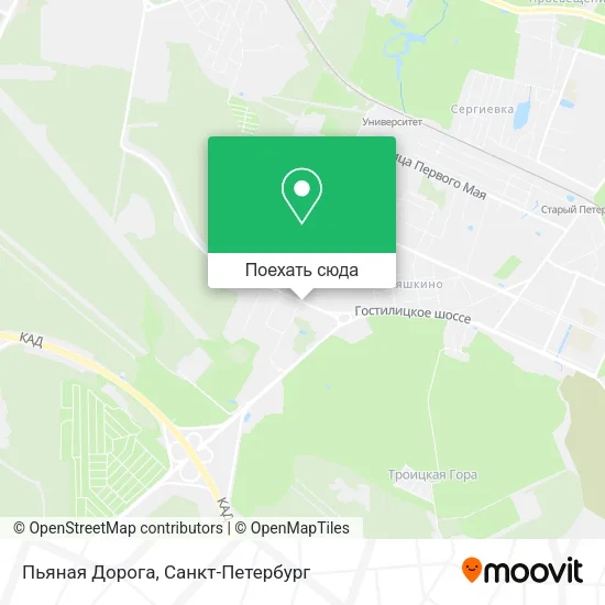 Карта Пьяная Дорога